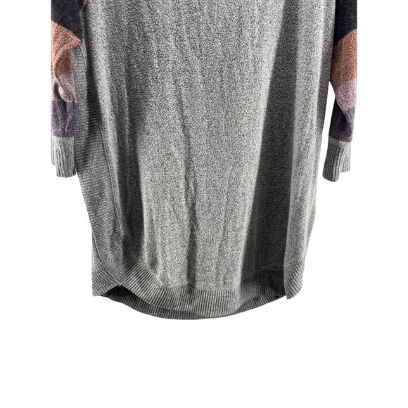 Maurices Gray Striped 3/4 Sleeve Pullover Sweater Women's Size Small - Picture 5 of 12